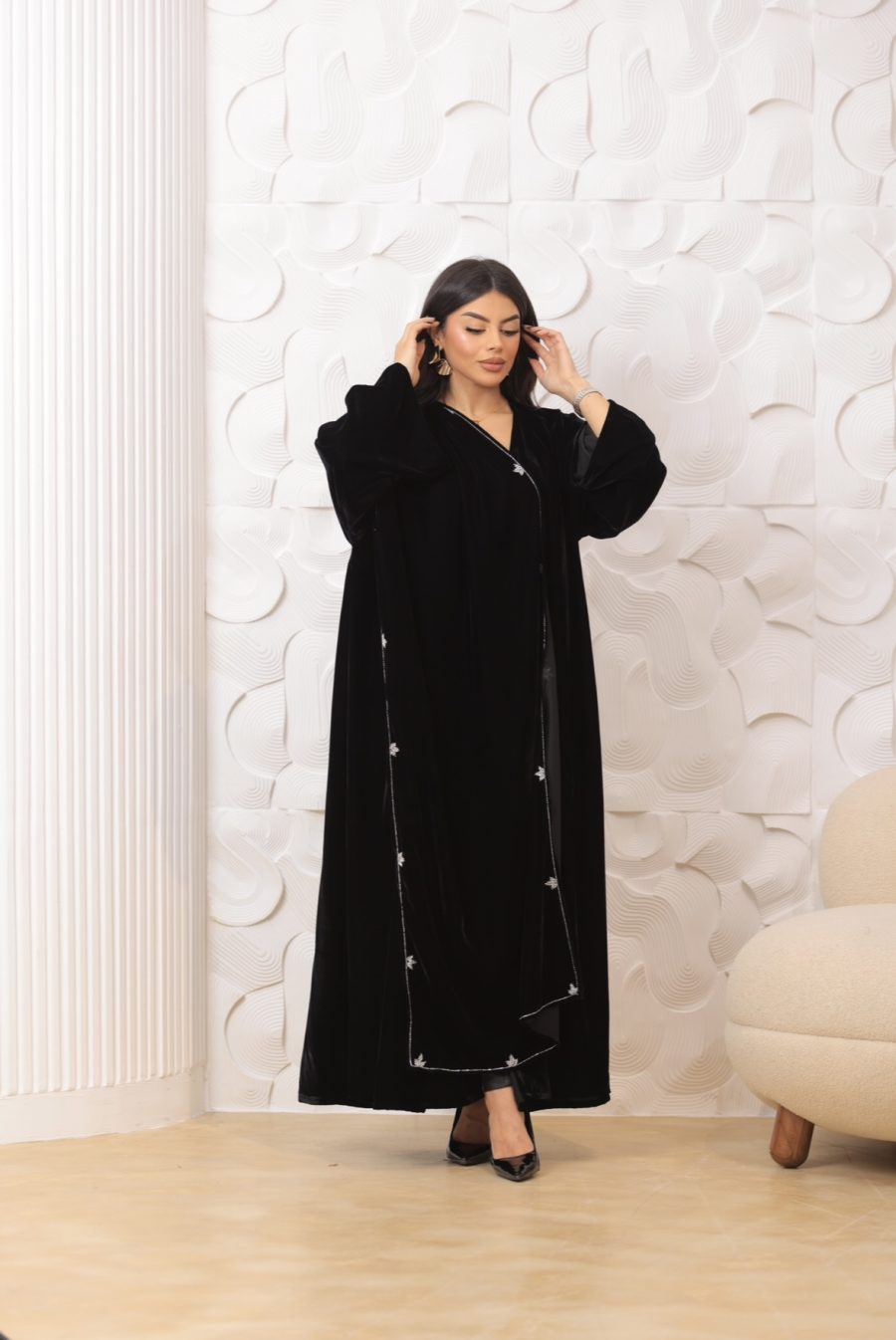 ⁦Embroidered Scarf⁩ - الصورة ⁦8⁩