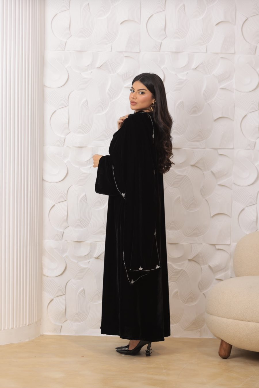 ⁦Embroidered Scarf⁩ - الصورة ⁦2⁩