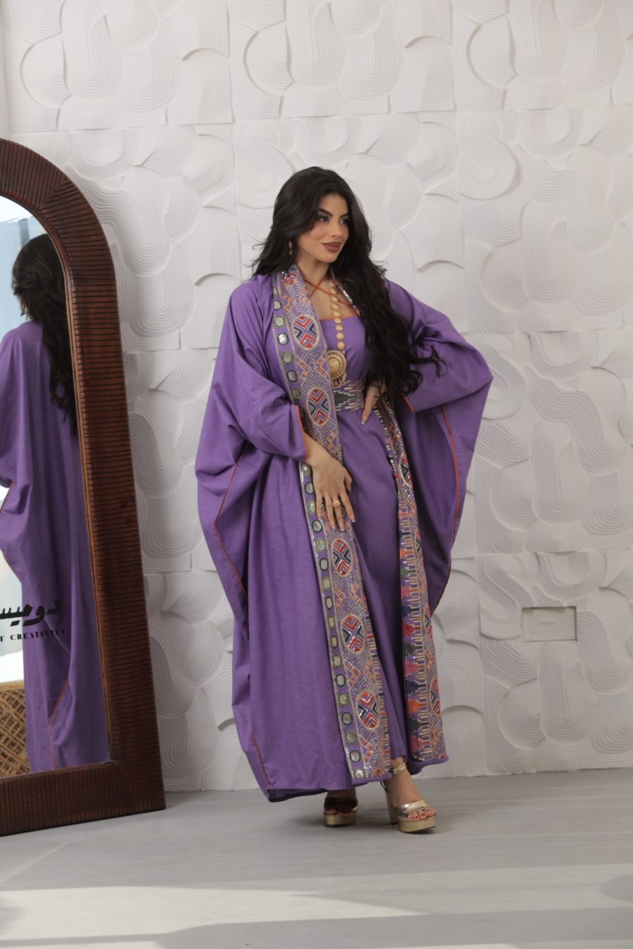 ⁦Purple Jalabiya⁩ - الصورة ⁦2⁩