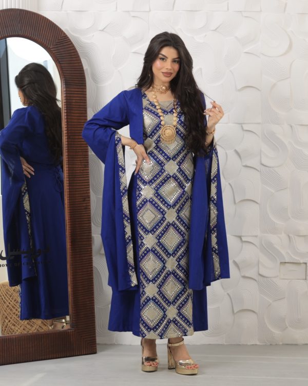 Royal blue jalabiya