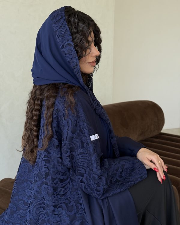 Navy Dantel