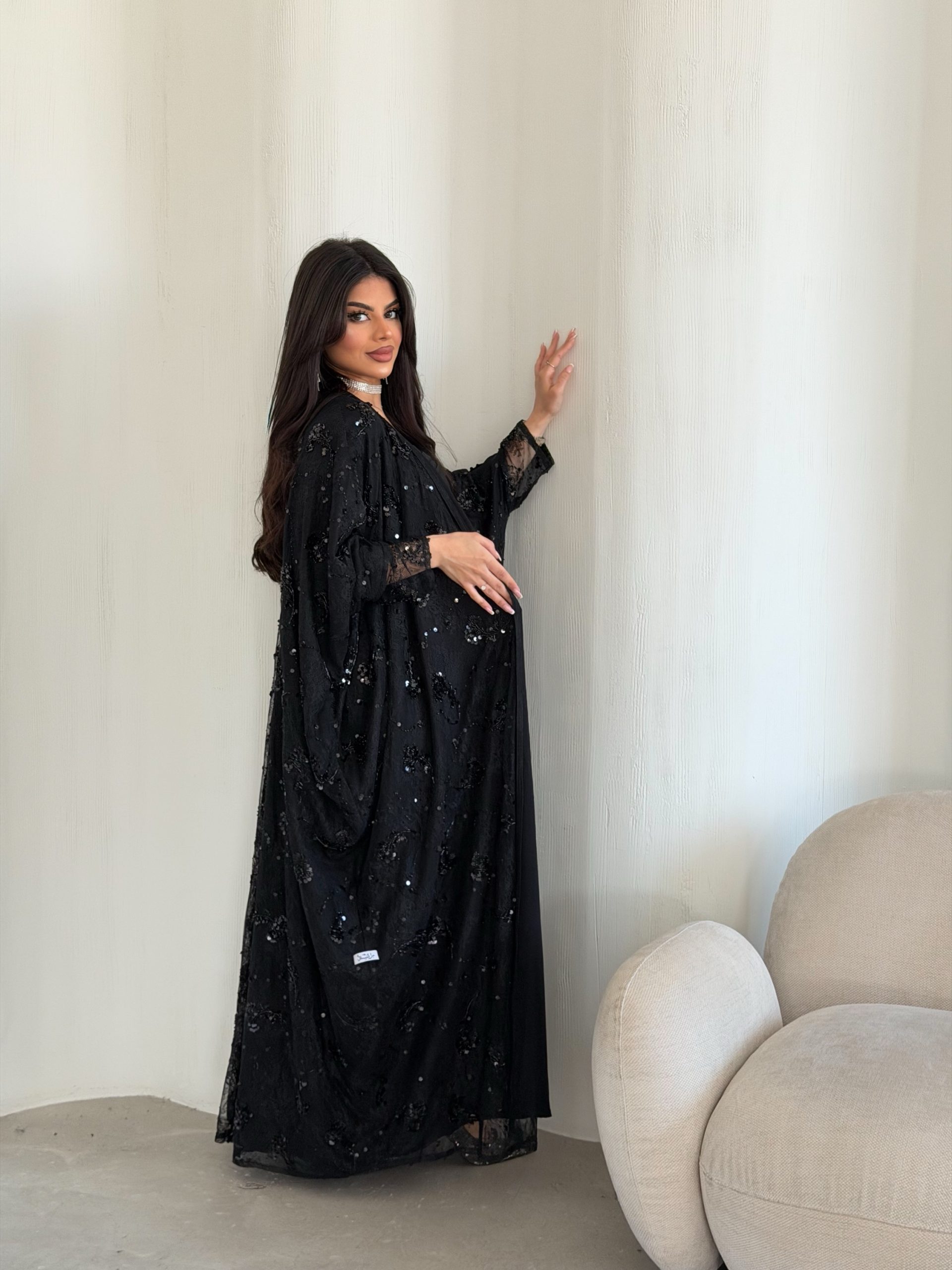 Sparkling black dantel - الصورة 3