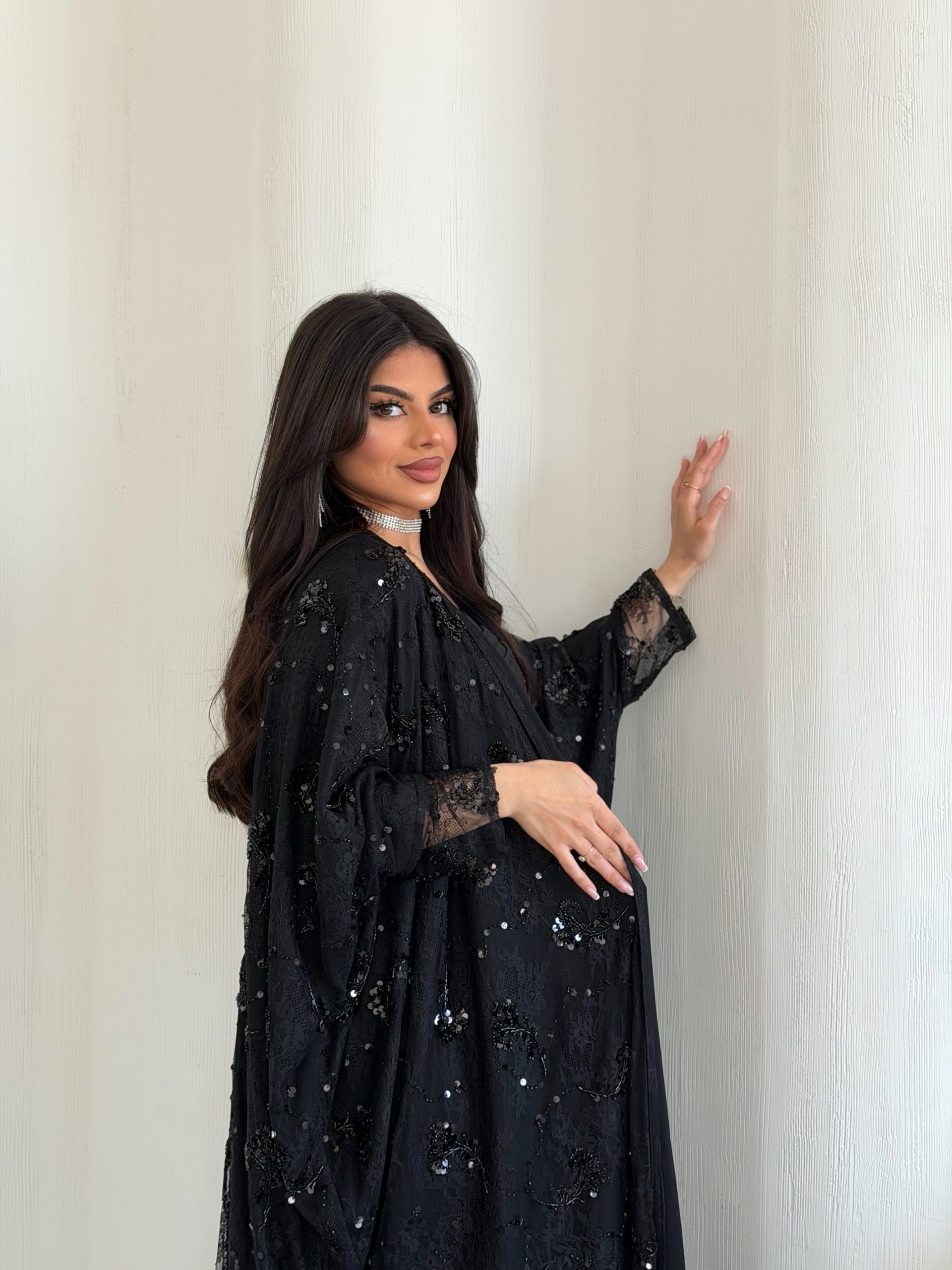 Sparkling black dantel - الصورة 2