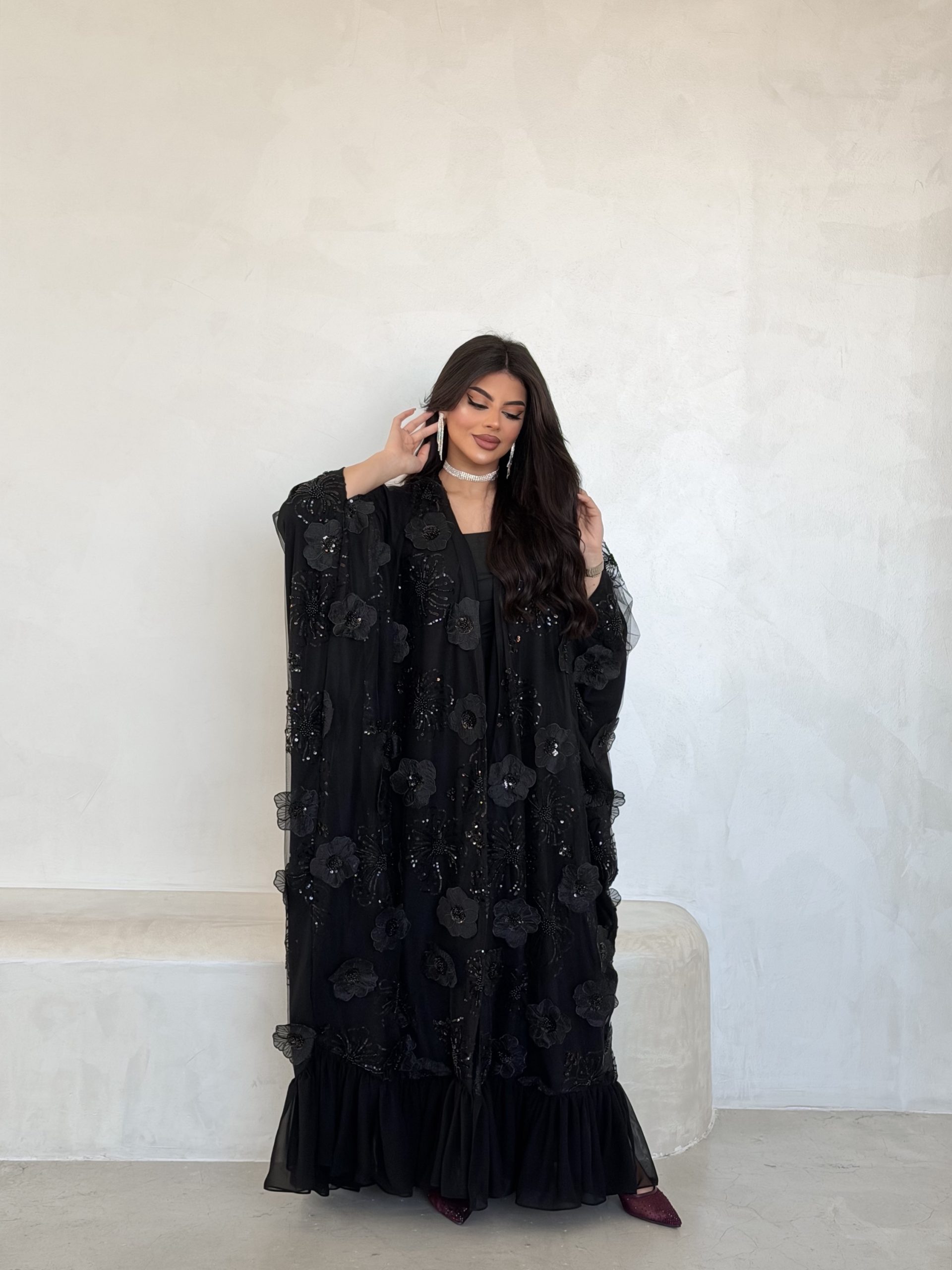 3D black flower - الصورة 6