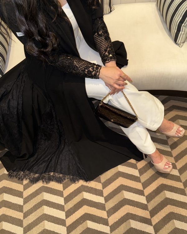 Butterfly black dantel